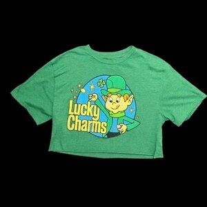 Tee Luv Lucky Charms Graphic Crop Top – Size Medium
